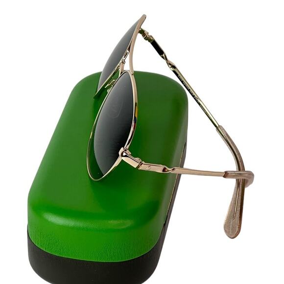 Kate Spade joshelle 60mm aviator sunglasses (Gold/ Nude/ Green) main image 6